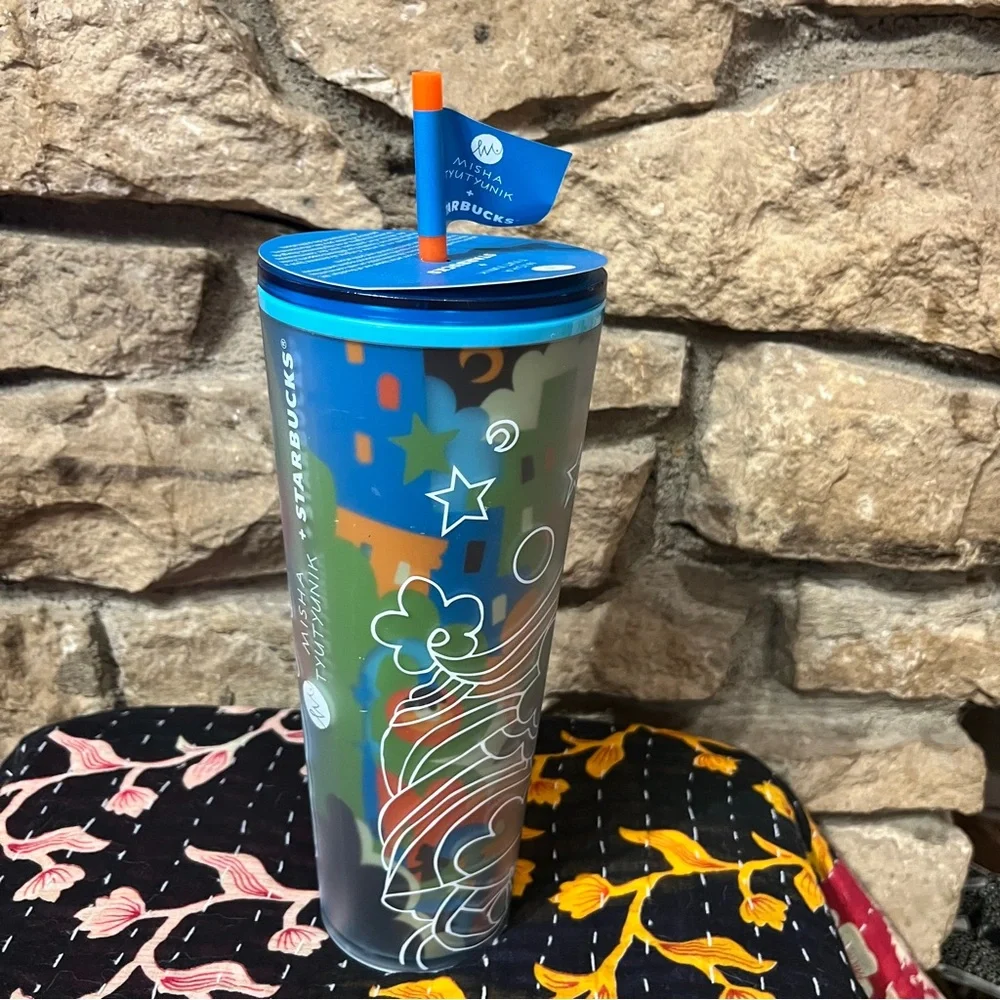 STARBUCKS Limited Edition 2025 Misha Tyutyunik City Life Cold Cup Tumbler NWT